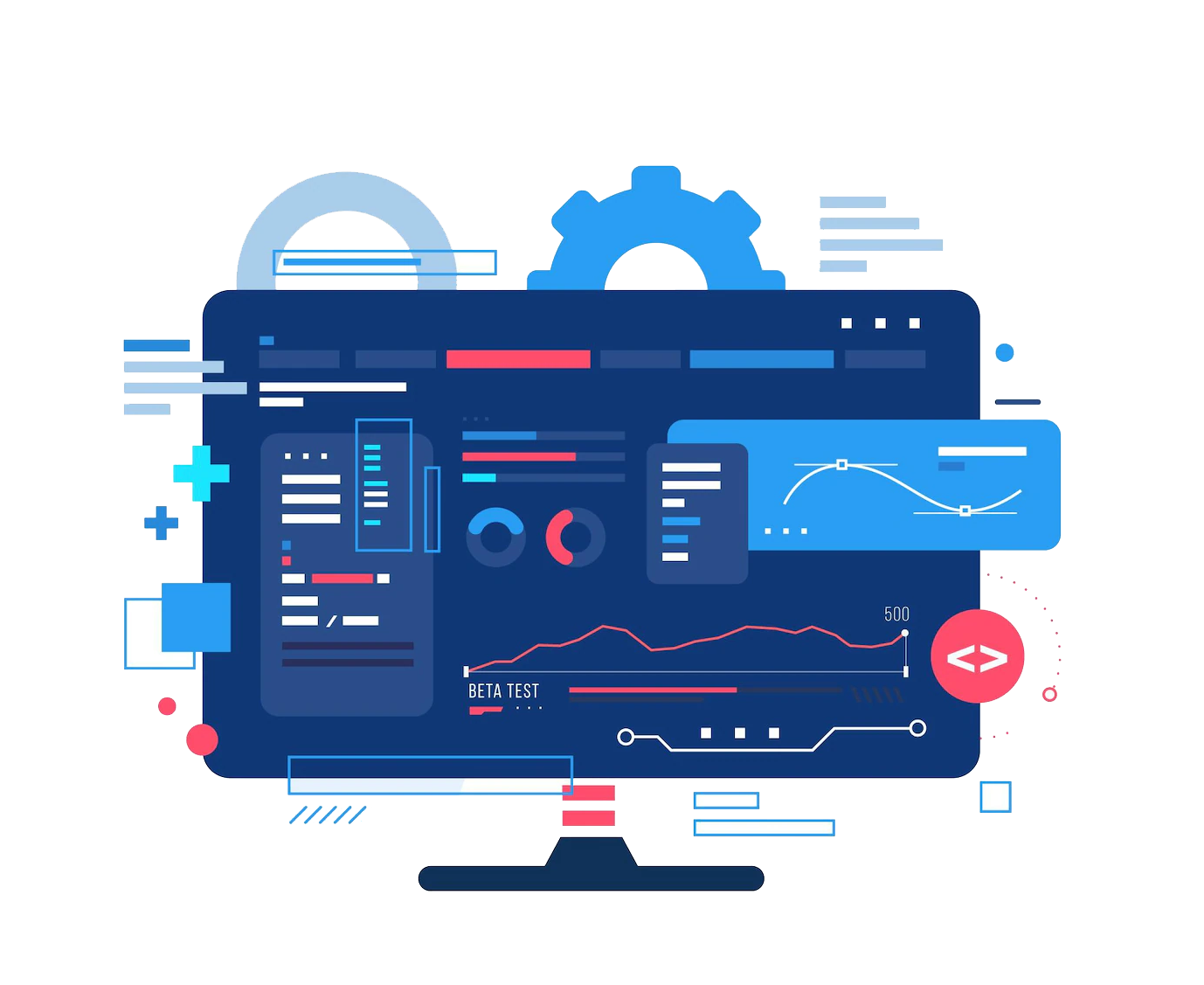 Web Application Development Icon